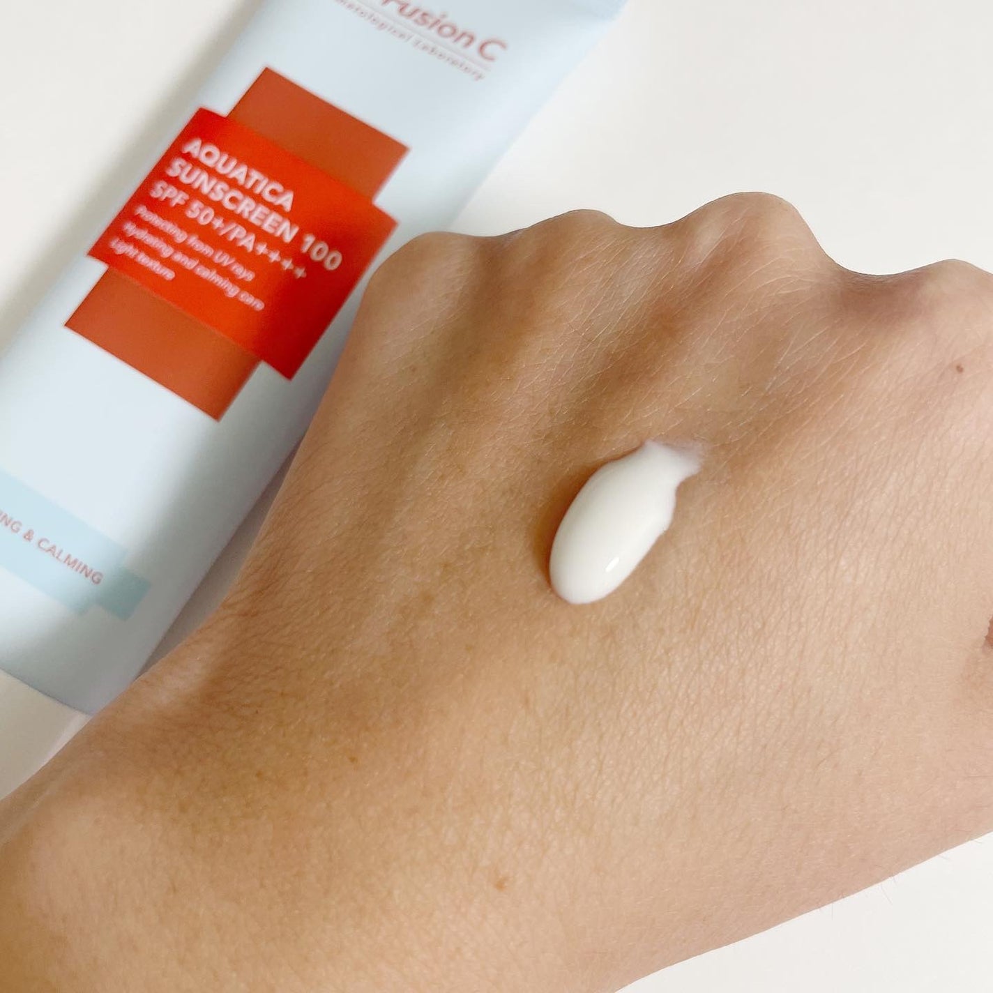 アクアティカサンスクリーン100/Cell Fusion C(セルフュージョンシー)/日焼け止めクリームを使ったクチコミ(5枚目)