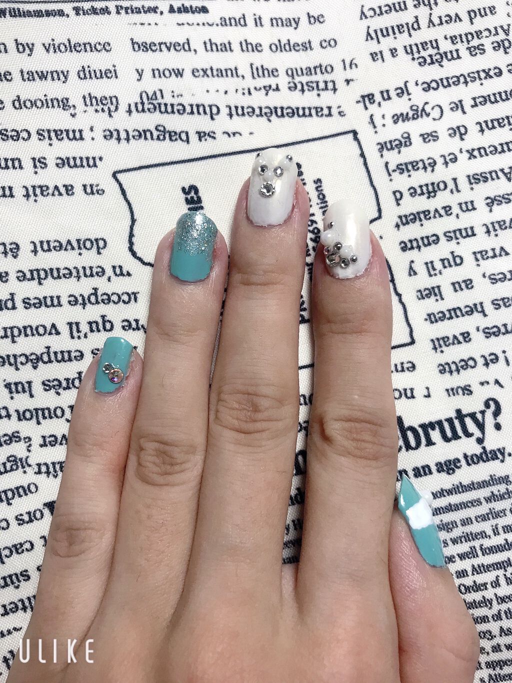 ネイルホリック リミテッドカラー Spring Denim/ネイルホリック/マニキュアを使ったクチコミ（2枚目）