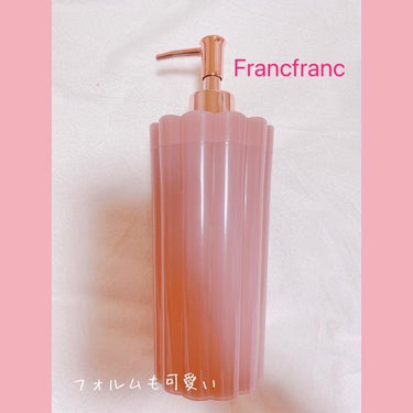 🎀コスメ好き🎀フォロバ100％ on LIPS 「【Francfranc】シャルロットディスペンサー💕ピンクシャ..」（1枚目）