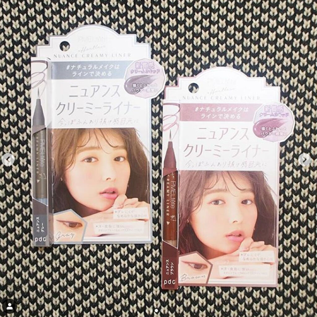 ピメルテット ニュアンスクリーミーライナー/pdc/リキッドアイライナーを使ったクチコミ(2枚目)