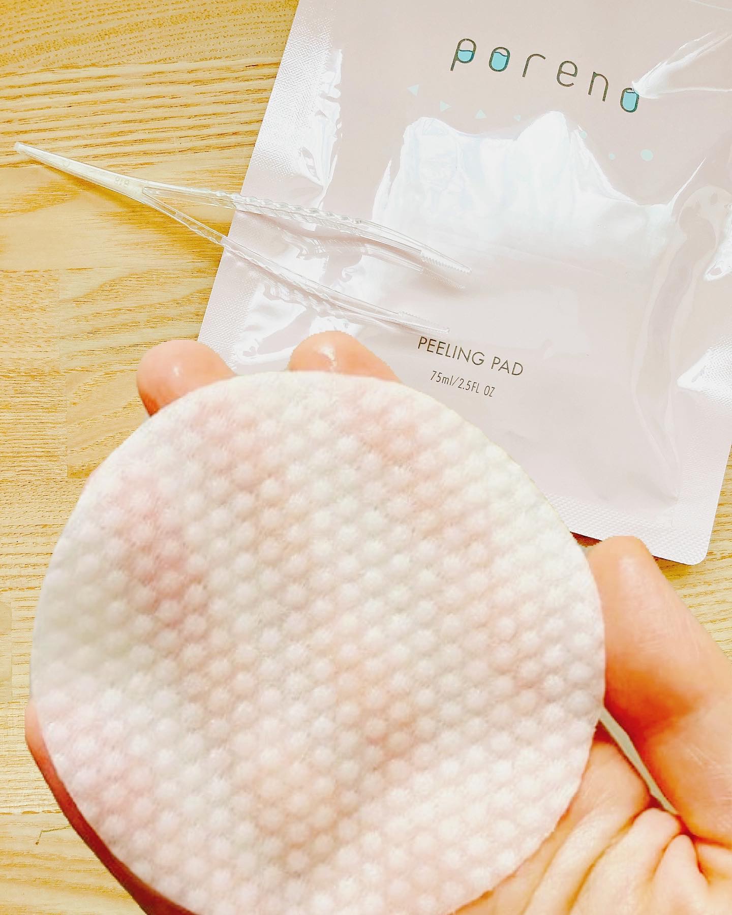 ピーリングパッド ポアノ/ウツクシア/トナーパッドを使ったクチコミ（2枚目）