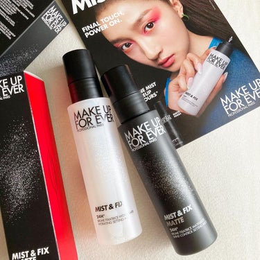 ミスト＆フィックス マット 100ml/MAKE UP FOR EVER/ミスト状化粧水を使ったクチコミ（1枚目）