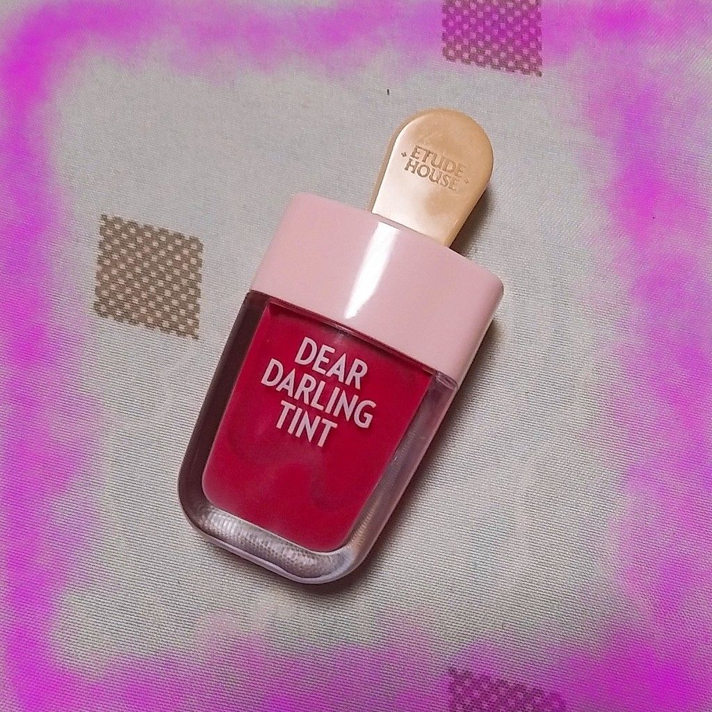 ディアダーリン ウォータージェルティント (アイスティント)/ETUDE/口紅を使ったクチコミ(1枚目)