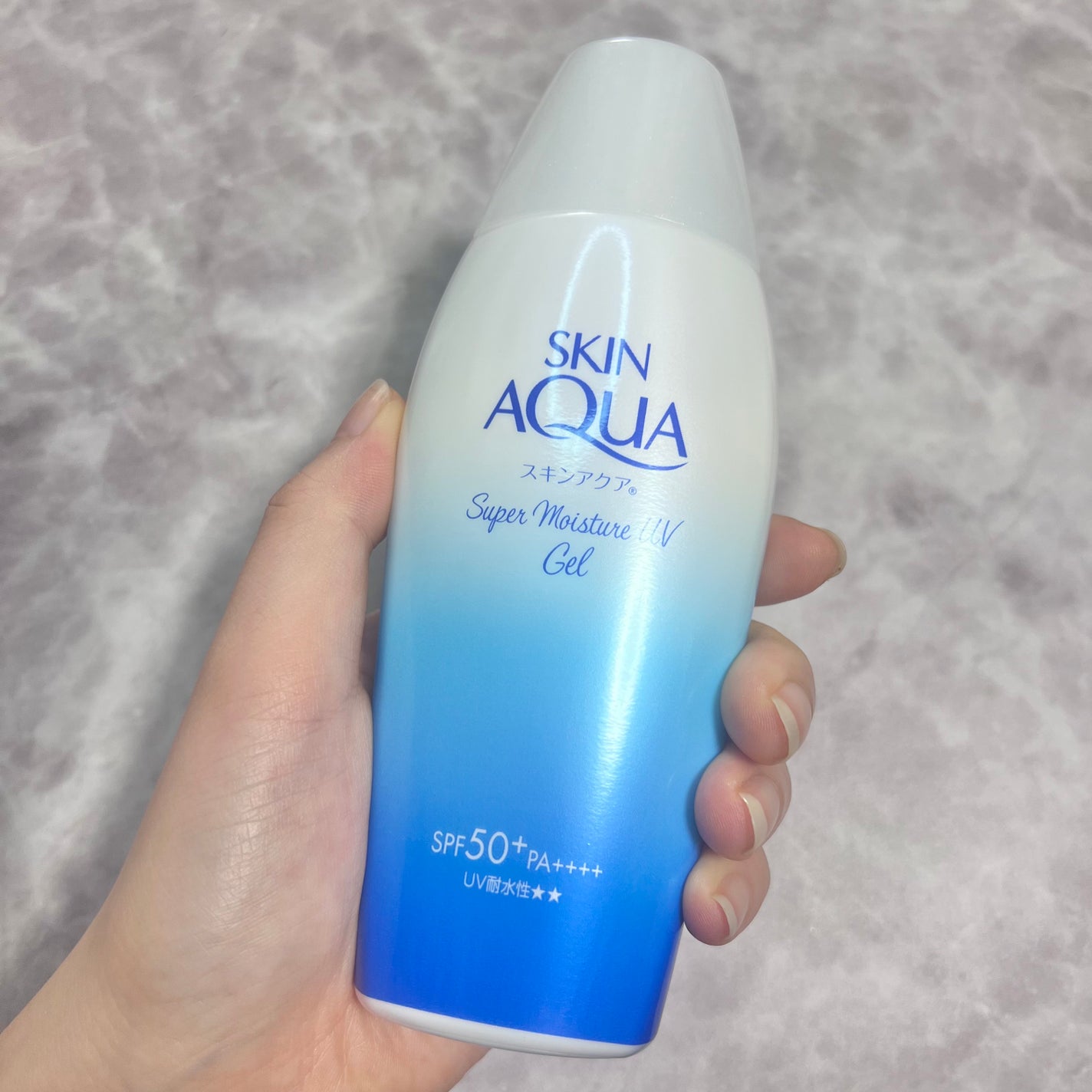スキンアクア スーパーモイスチャージェル/スキンアクア/日焼け止めジェルを使ったクチコミ(1枚目)