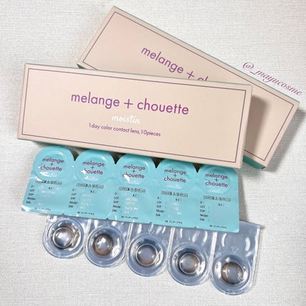 メランジェ シュエット ワンデー/melange+chouette/ワンデー(1DAY)カラコンを使ったクチコミ(3枚目)