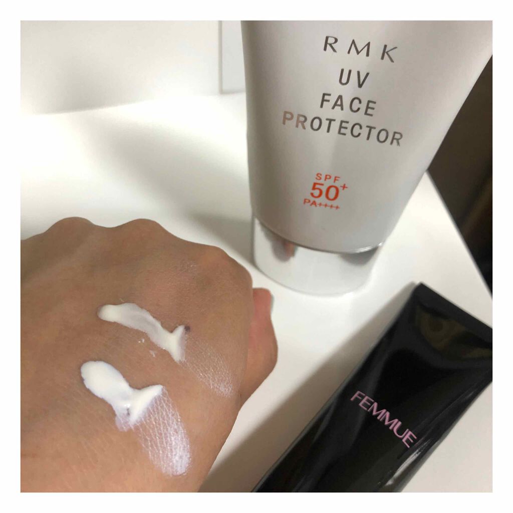 UVフェイスプロテクター50/RMK/日焼け止めクリームを使ったクチコミ（1枚目）