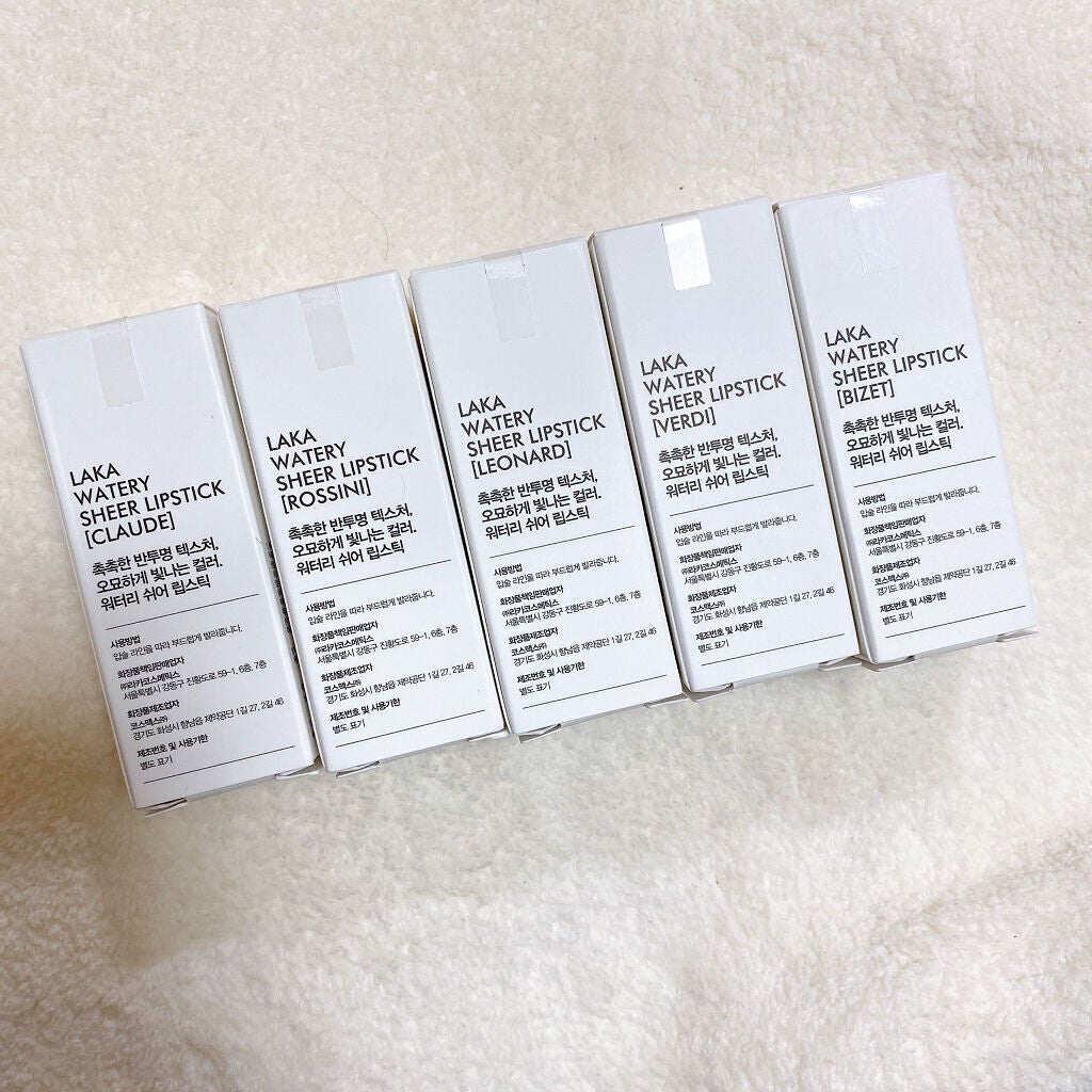 ウォータリーシアー リップスティック/Laka/口紅を使ったクチコミ(9枚目)