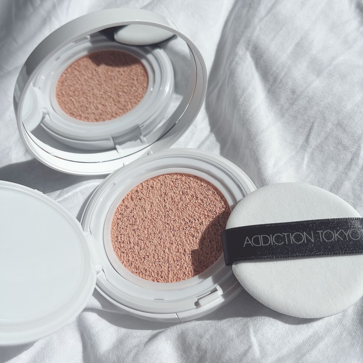 アディクション スキンケアUV タッチアップ クッション 003 Fresh Apricot/ADDICTION/クッションファンデーションを使ったクチコミ（1枚目）