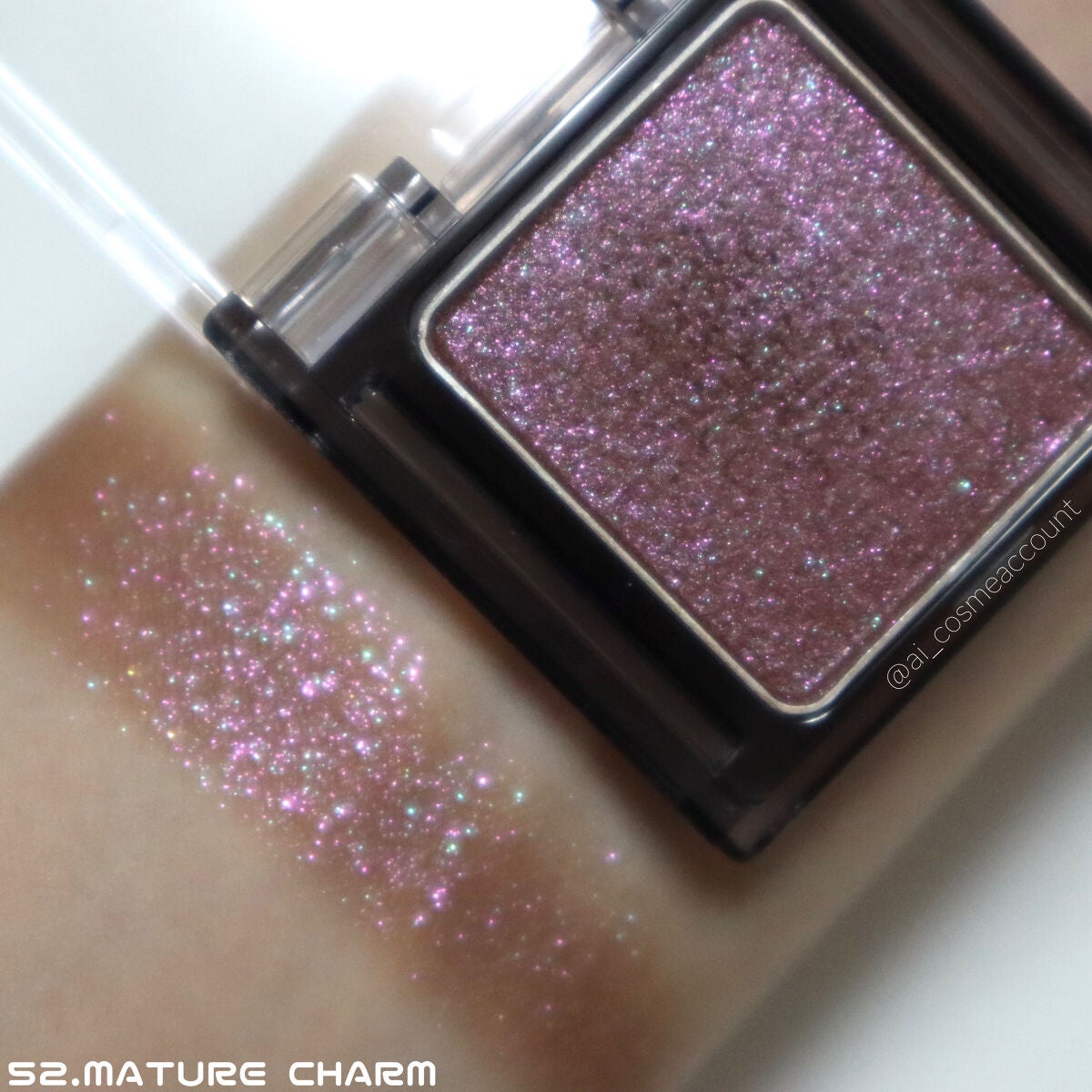 シアー グリッターアイズ/KiSS/単色アイシャドウを使ったクチコミ(7枚目)