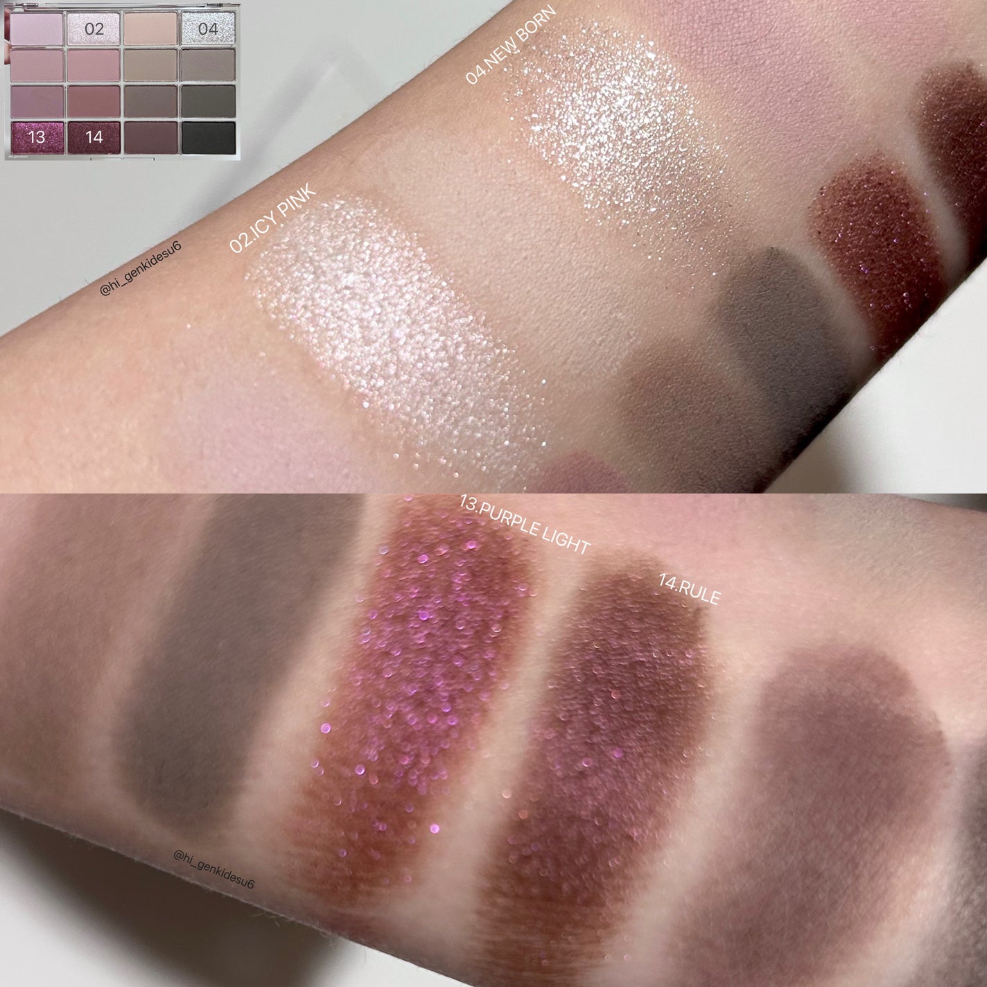 ソフトブラーリングアイパレット/wakemake/アイシャドウパレットを使ったクチコミ(4枚目)