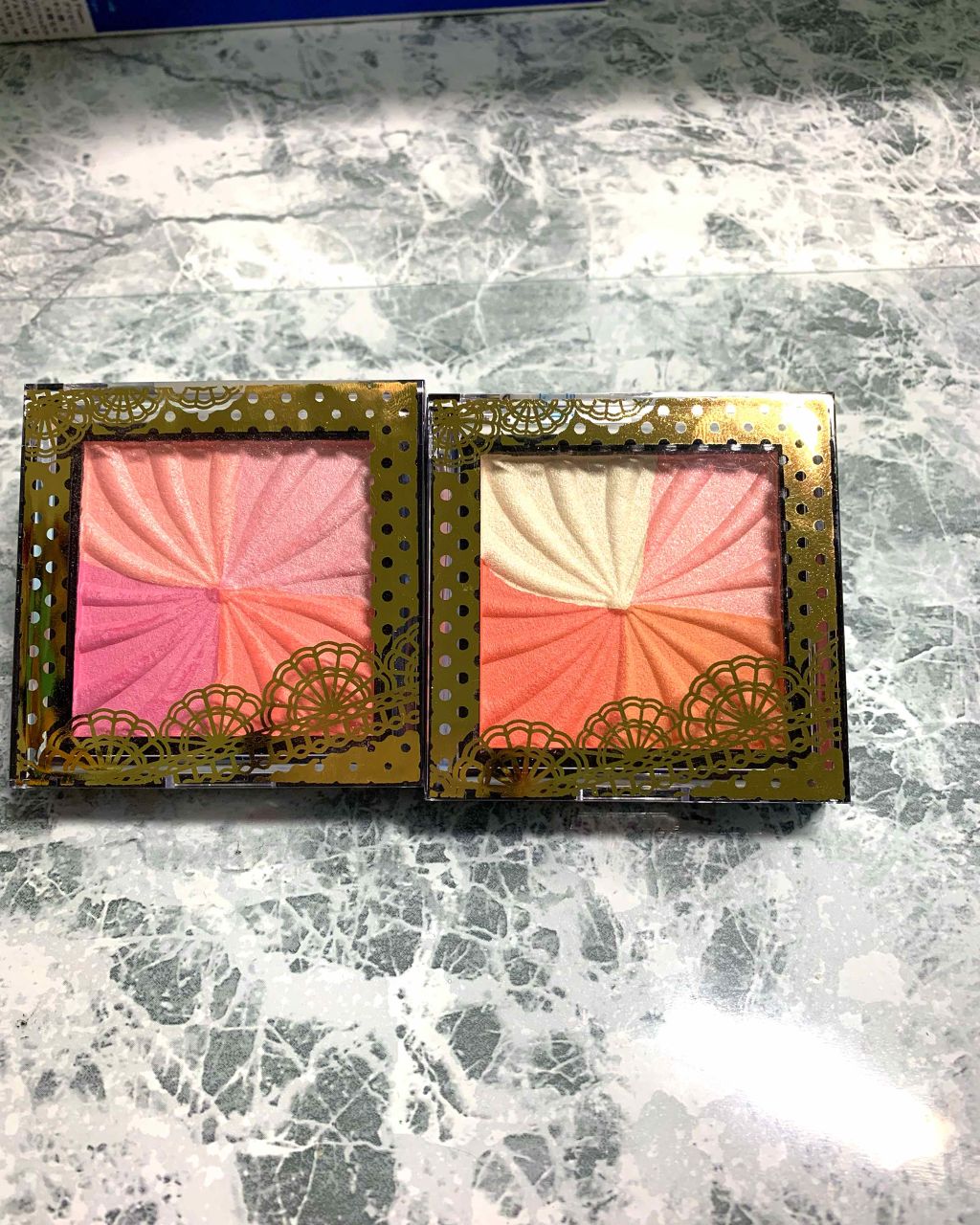 ミックスチークパウダー/DAISO/パウダーチークを使ったクチコミ（1枚目）