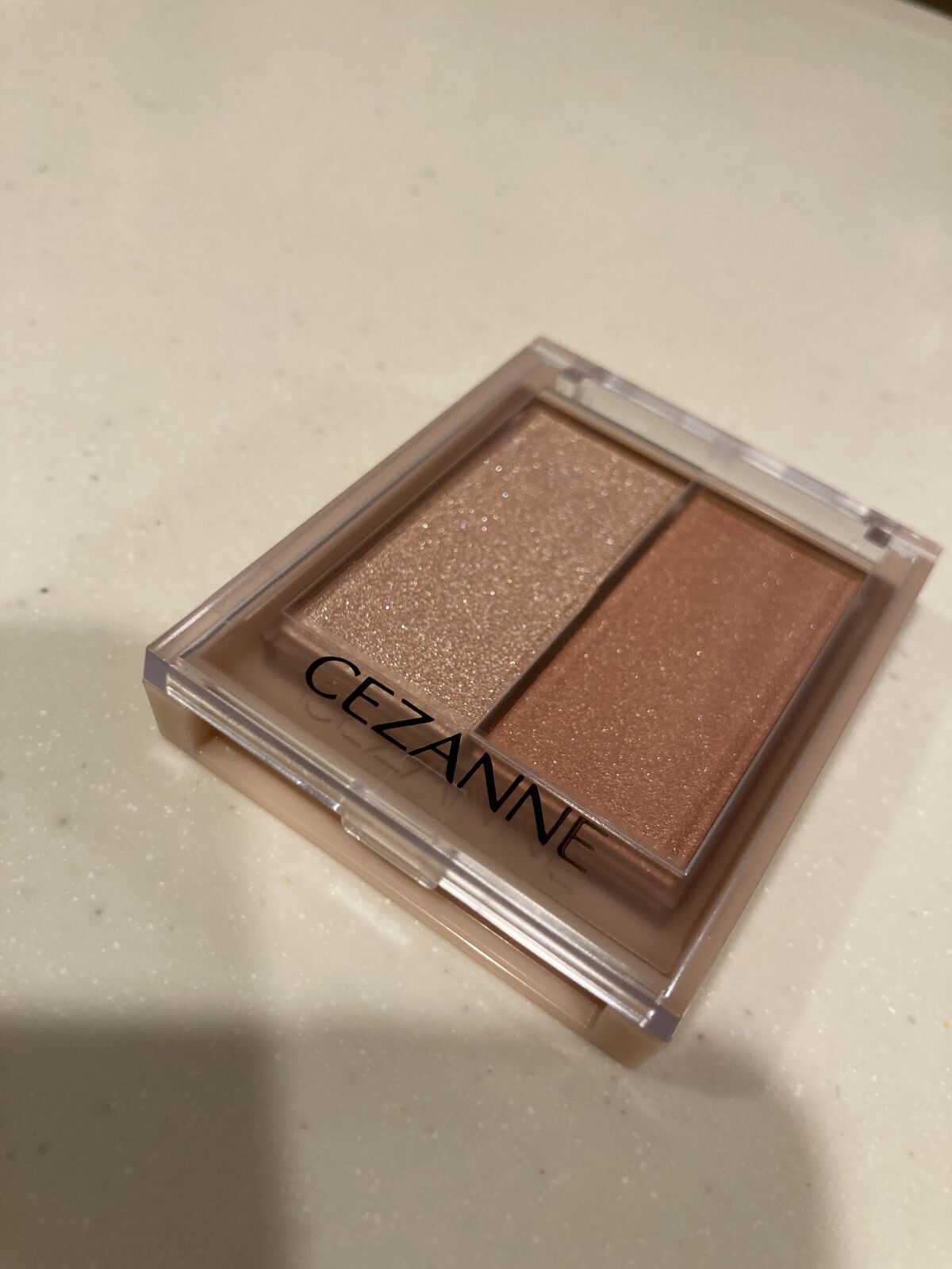 フェイスグロウカラー/CEZANNE/クリームハイライトを使ったクチコミ（1枚目）