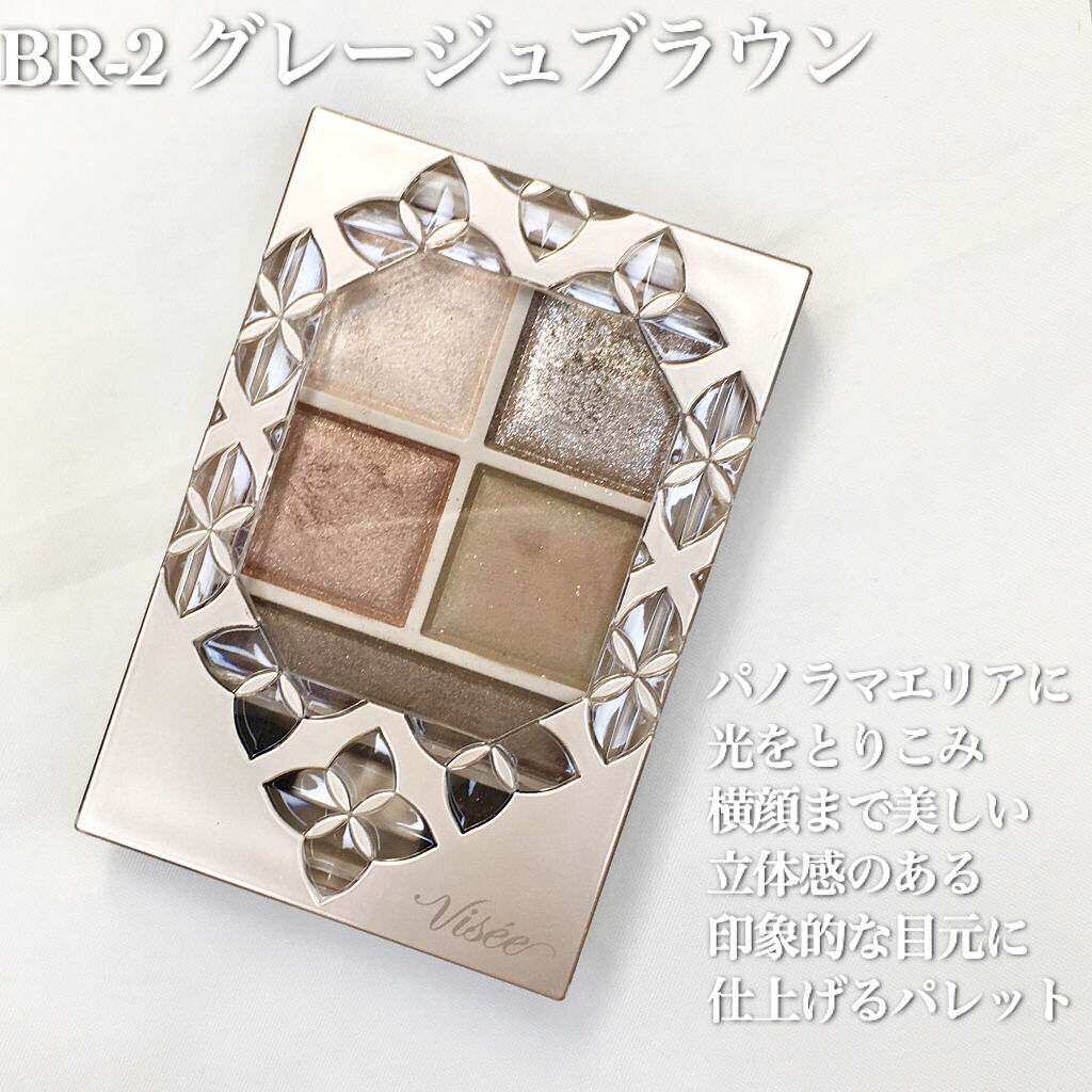 パノラマデザイン アイパレット/Visée/アイシャドウパレットを使ったクチコミ（2枚目）