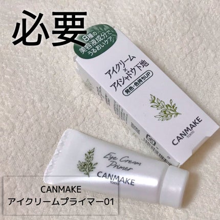 アイクリームプライマー/キャンメイク/アイシャドウベースを使ったクチコミ(1枚目)