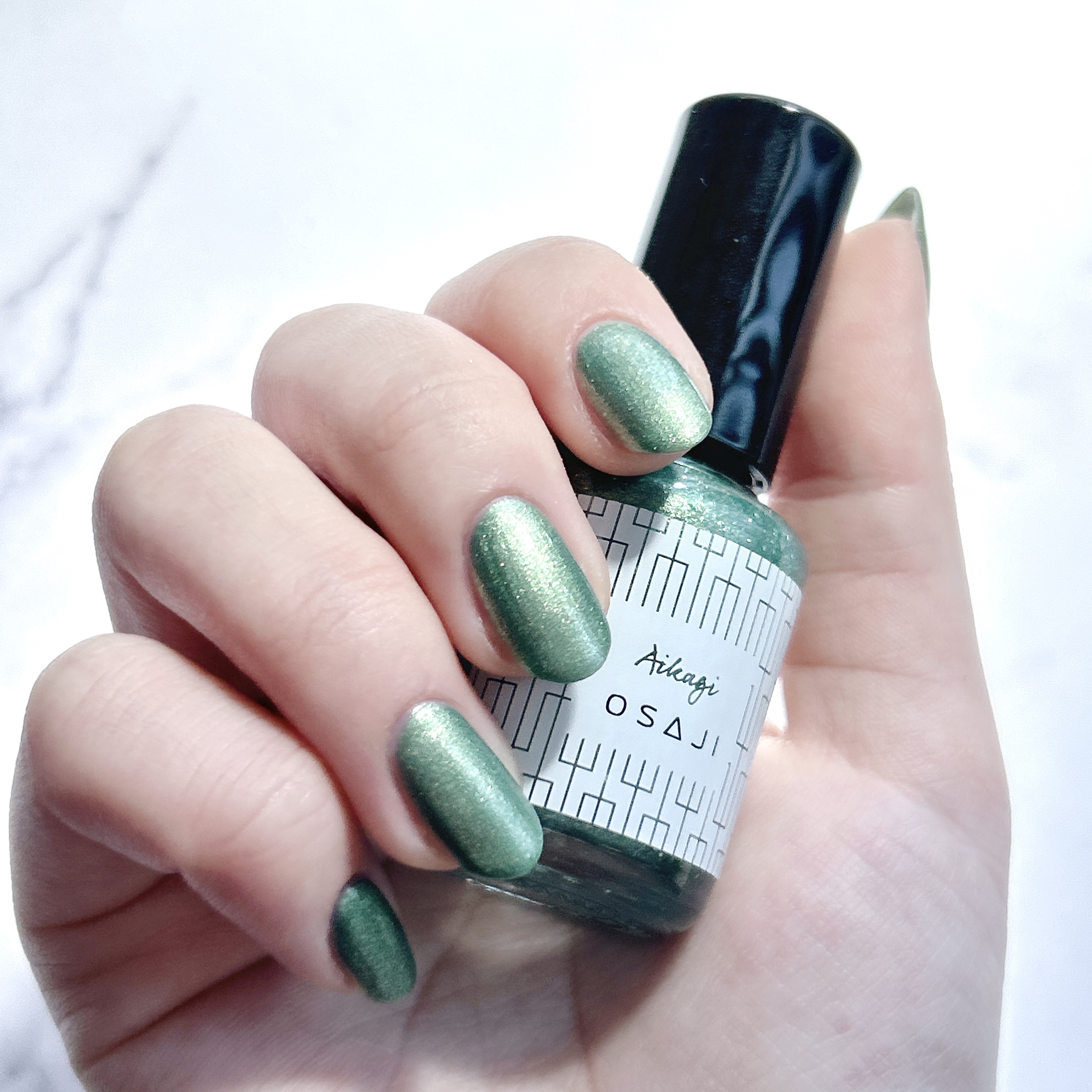 オサジ アップリフト ネイルカラー 14 Aikagi〈合鍵〉/OSAJI/マニキュアを使ったクチコミ（2枚目）