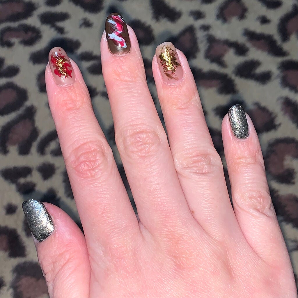 クレヨン フェアリーダストパウダー/キャンドゥ/ネイル用品を使ったクチコミ(4枚目)