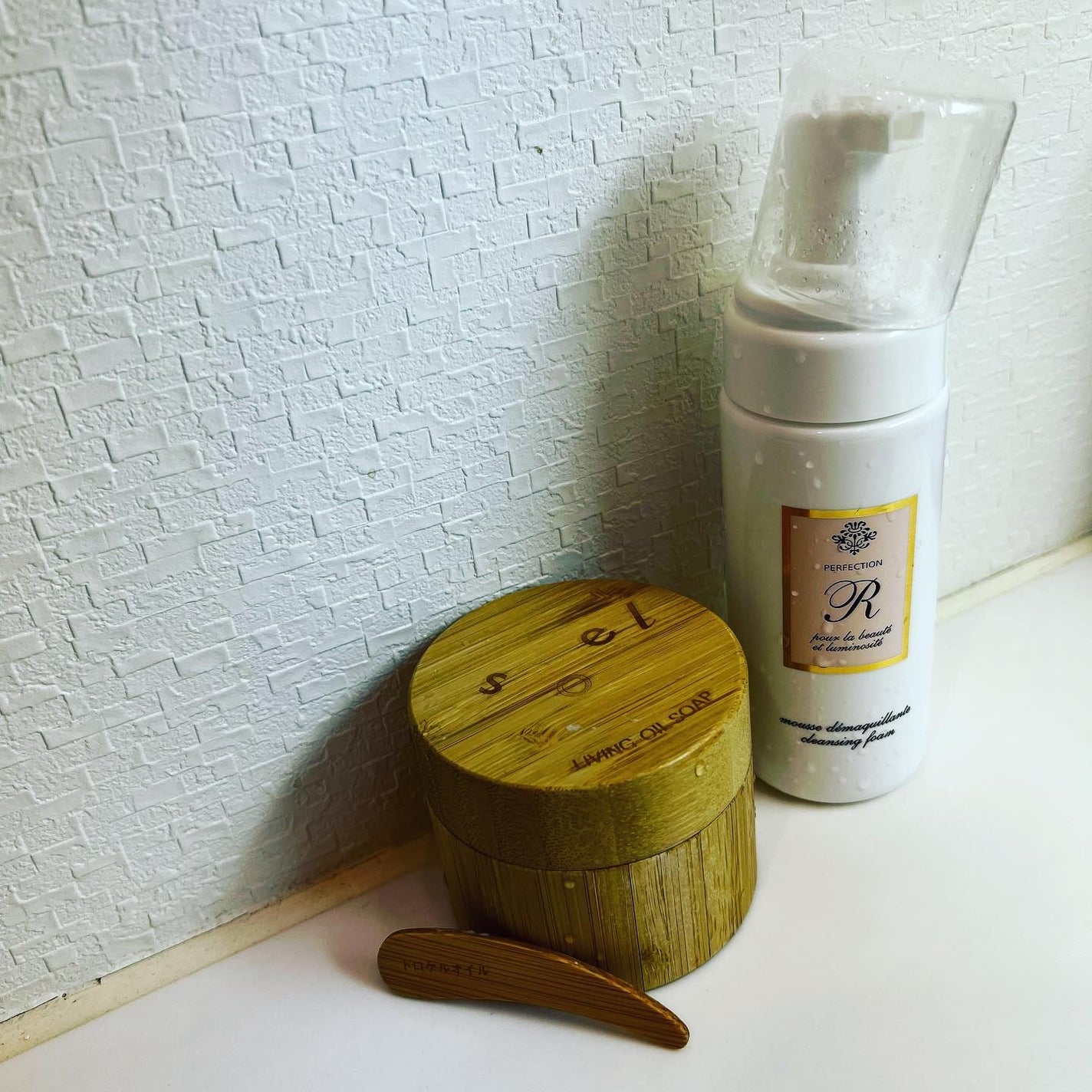 LIVING-OIL SOAP 生せっけん(洗顔・ボディソープ)/soel/洗顔石鹸を使ったクチコミ(1枚目)