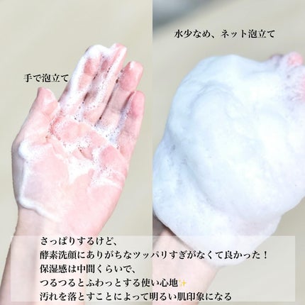 グリーン クレイ酵素クレンザー/SKIN SIGNAL/洗顔パウダーを使ったクチコミ(3枚目)