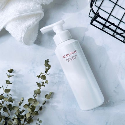 マイクロムース リフレッシャー/ALBLANC/泡洗顔を使ったクチコミ(1枚目)