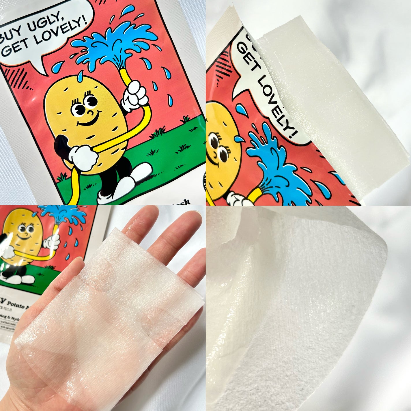 ポテトマスクパック/UGLY LOVELY/シートマスク・パックを使ったクチコミ(4枚目)