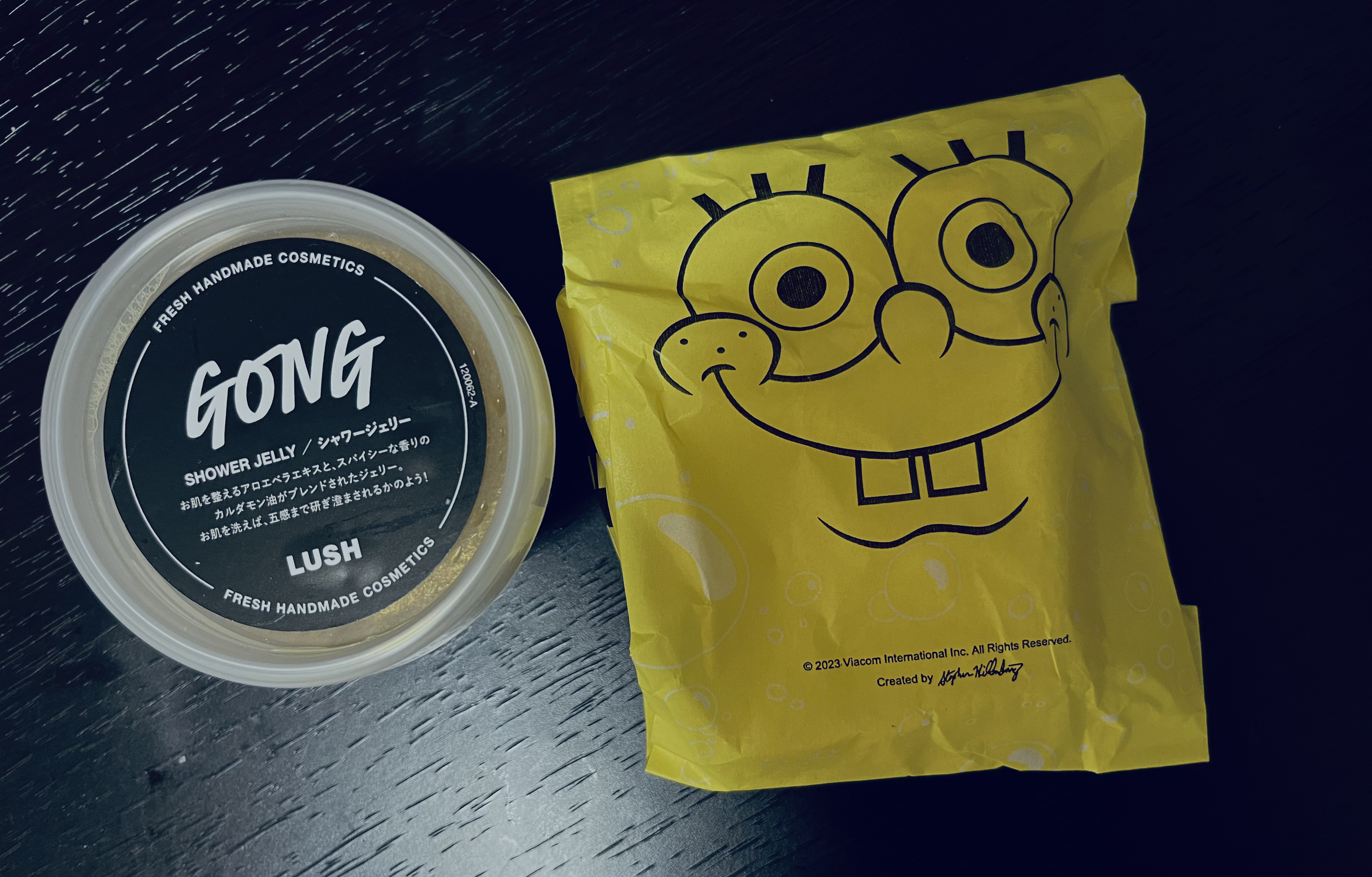 スポンジボブLUSH2点セット スポンジボブ マックハッピーセット景品