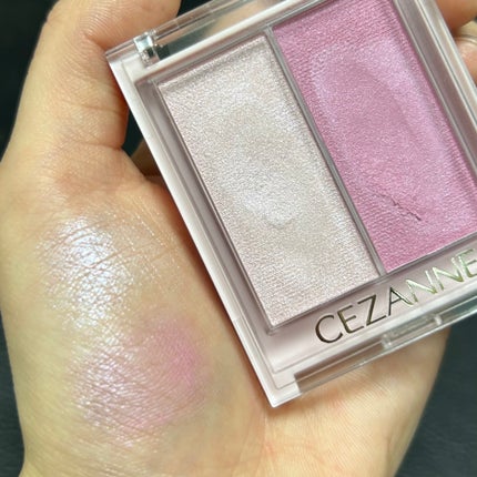 フェイスグロウカラー/CEZANNE/クリームハイライトを使ったクチコミ(4枚目)