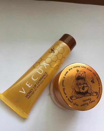ハニーリップゴマージュ/VECUA/リップケアを使ったクチコミ(1枚目)