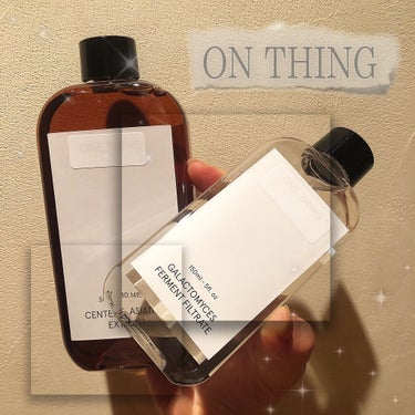 ONE THING ツボクサ化粧水のクチコミ「☞スキンケア（ニキビ改善）

こんにちはすぅさんです𓃟 

みなさんは韓国コスメ"ONTHIN.....」（1枚目）