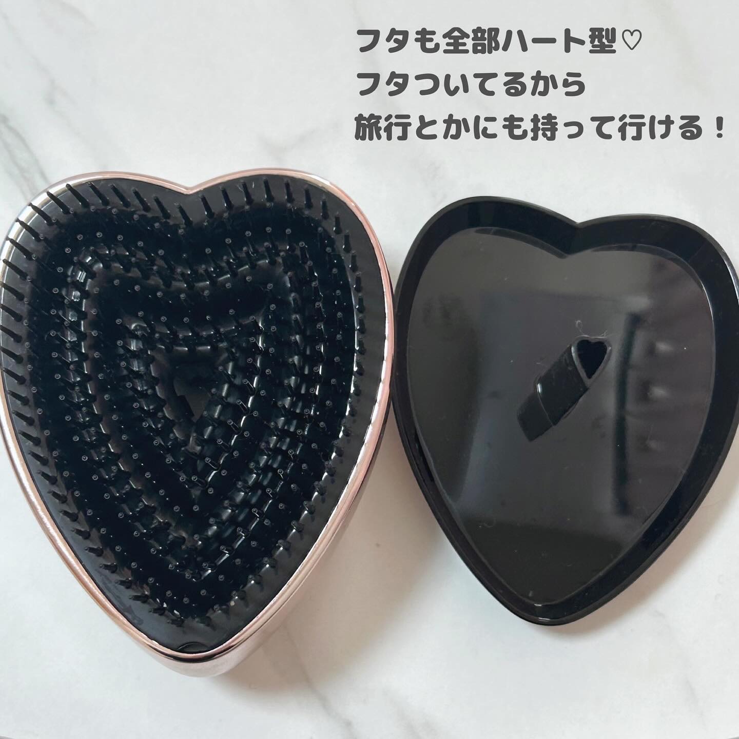 リファ ハートブラシ  Rose Gold（ローズゴールド）/ReFa/頭皮ケアを使ったクチコミ（3枚目）