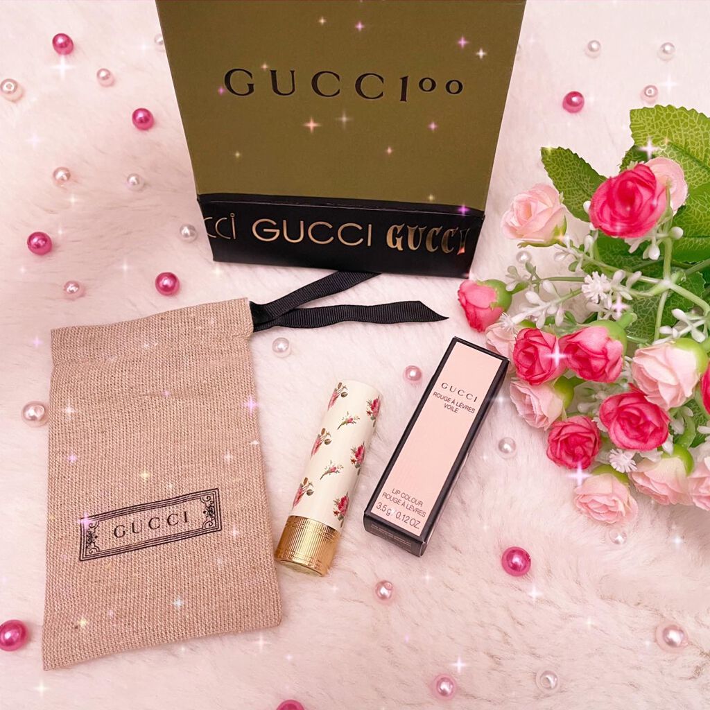 グッチ ルージュ ア レーヴル ヴォワル/GUCCI beauty/口紅を使ったクチコミ(1枚目)