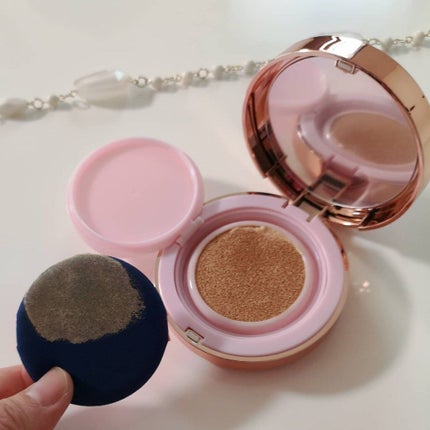 ピンクティーツリーカバークッション/APLIN/クッションファンデーションを使ったクチコミ(4枚目)