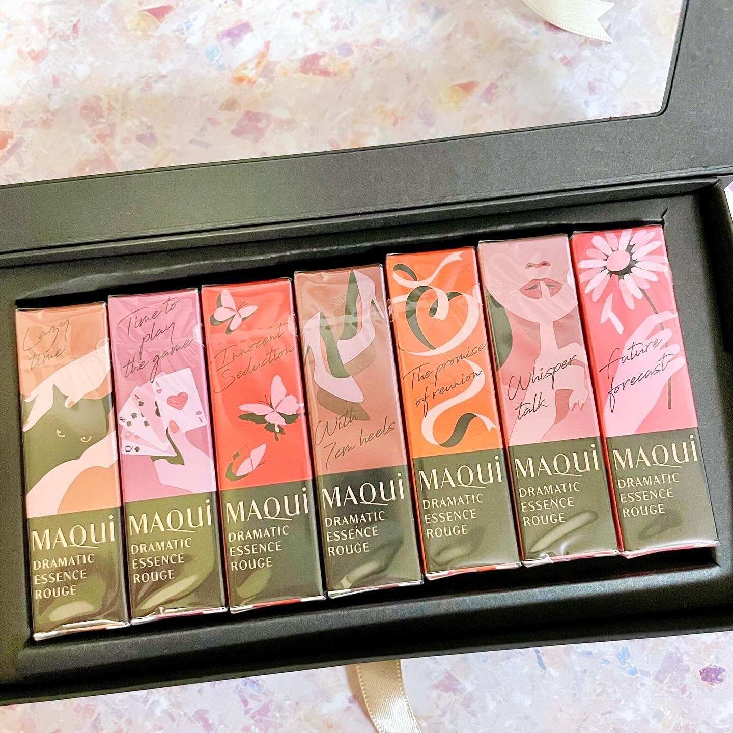 ドラマティックエッセンスルージュ amazon・楽天限定ギフトセット/マキアージュ/口紅を使ったクチコミ（2枚目）