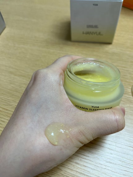 月光ゆず睡眠パック/HANYUL(ハンユル)/フェイスクリームを使ったクチコミ(1枚目)