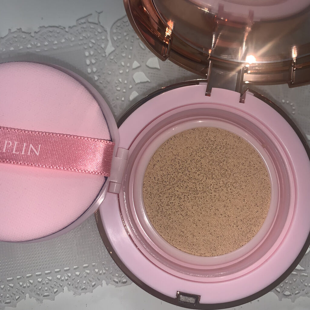 ピンクティーツリーカバークッション/APLIN/クッションファンデーションを使ったクチコミ（3枚目）