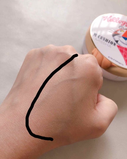 M クッション ファンデーション(モイスチャー)/MISSHA/クッションファンデーションを使ったクチコミ(4枚目)