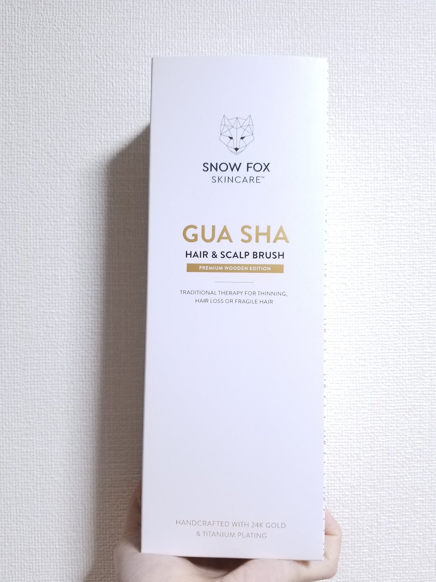 プレミアム FOXカッサ ウッド ヘアブラシ/SNOW FOX SKINCARE/メイクブラシを使ったクチコミ(2枚目)