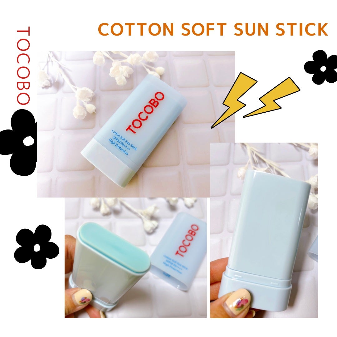 コットンソフトサンスティック/TOCOBO/日焼け止めスティックを使ったクチコミ(2枚目)