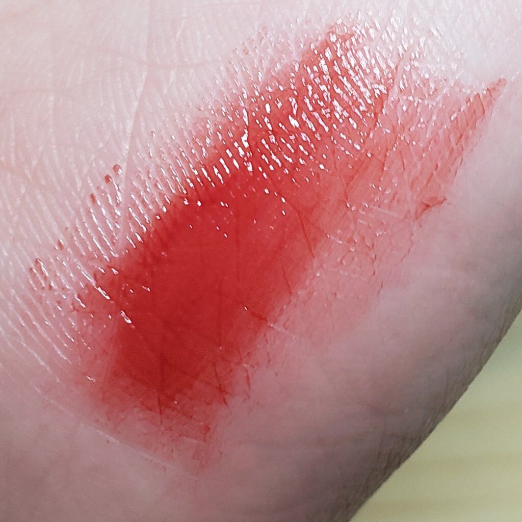 ジューシーリップティント 06 ポメロレッド /キャンメイク/口紅を使ったクチコミ（2枚目）