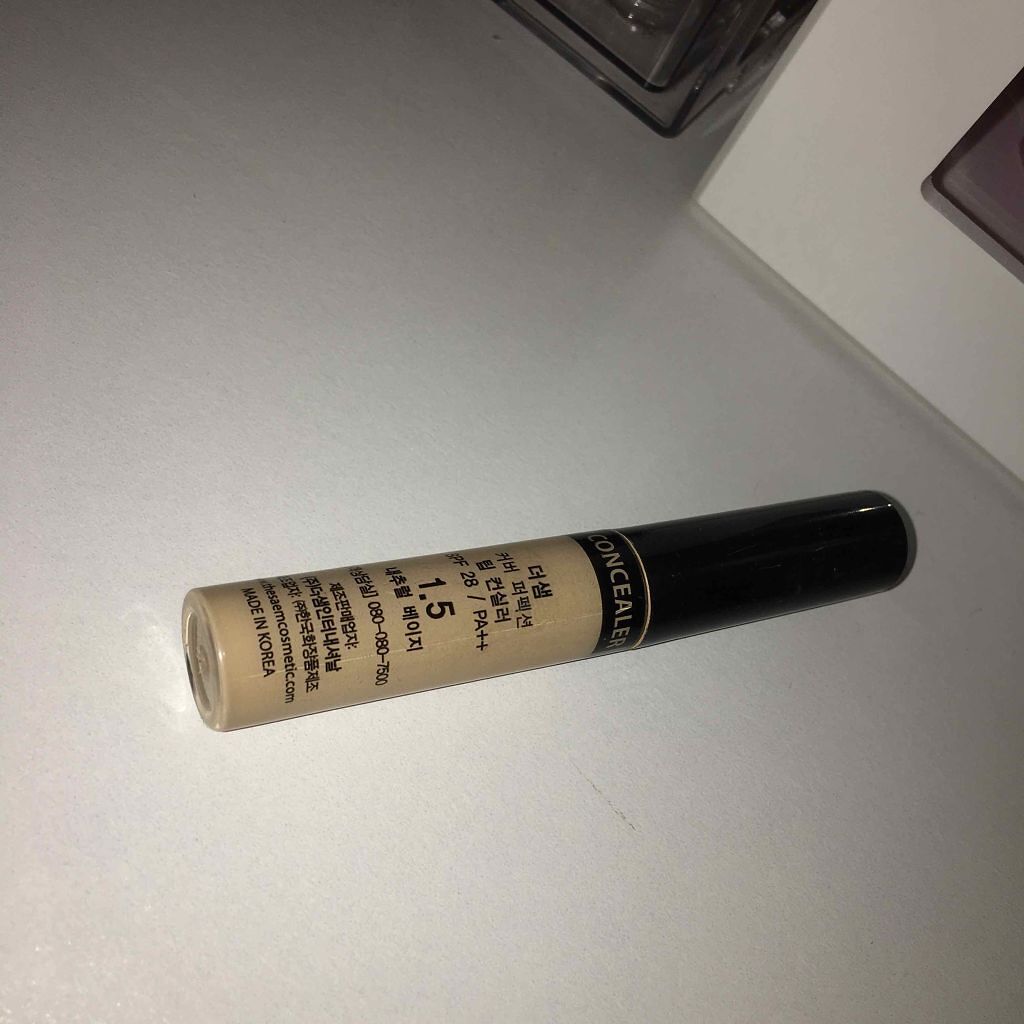 カバーパーフェクション チップコンシーラー/the SAEM/リキッドコンシーラーを使ったクチコミ（1枚目）
