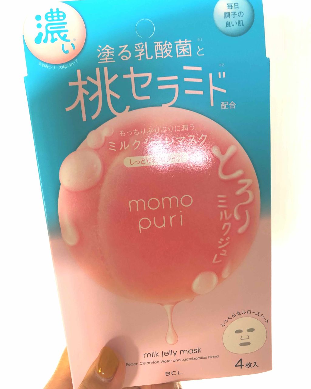 潤いぷるジュレマスク/ももぷり/シートマスク・パックを使ったクチコミ（1枚目）