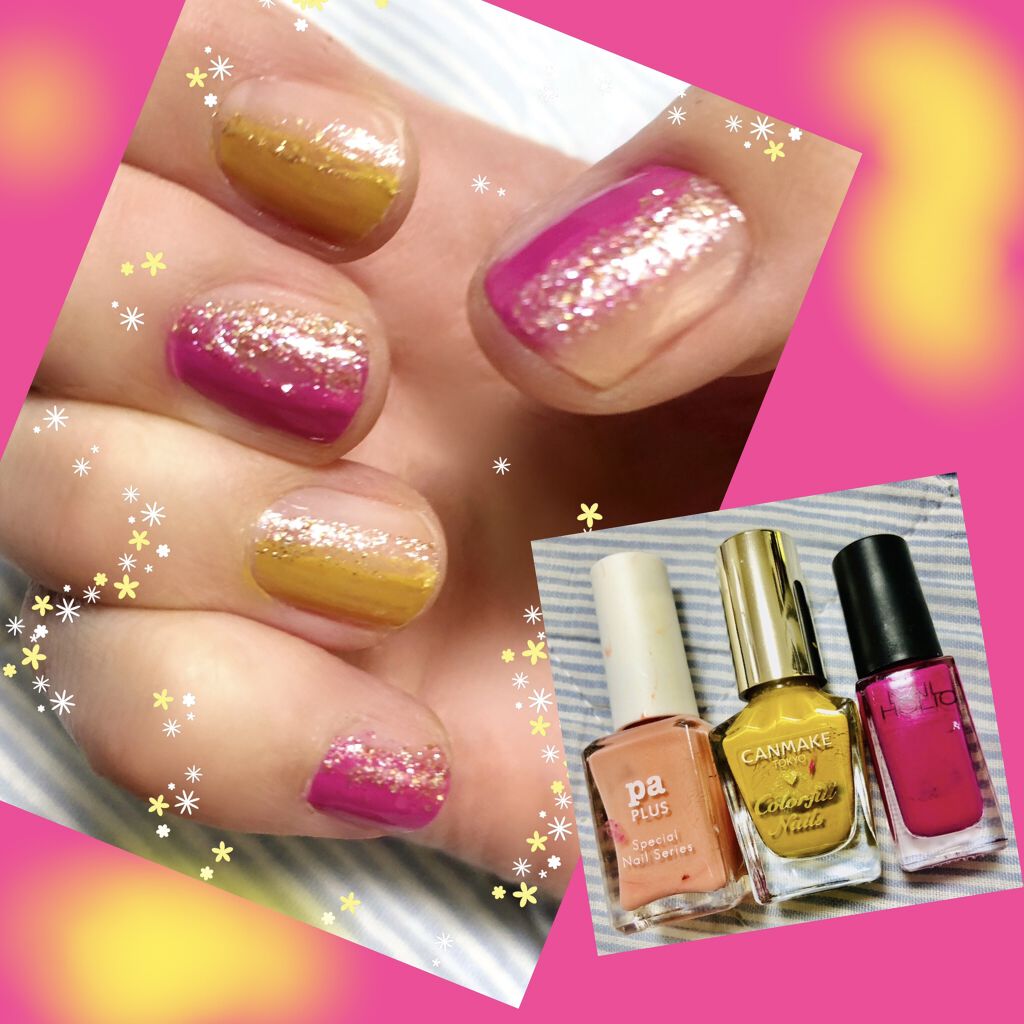 カラフルネイルズ PK800/キャンメイク/マニキュアを使ったクチコミ（1枚目）