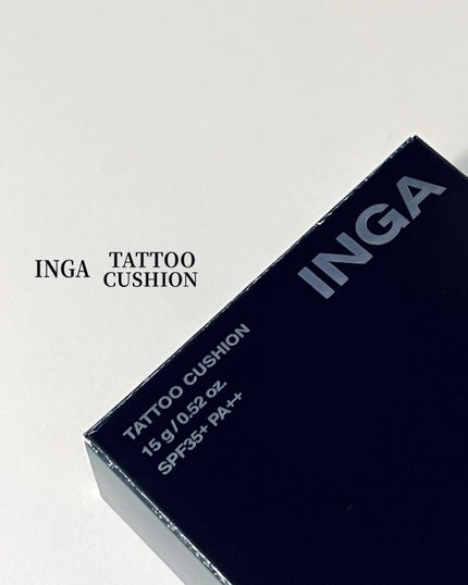 タトゥークッションファンデーション/INGA/クッションファンデーションを使ったクチコミ(6枚目)