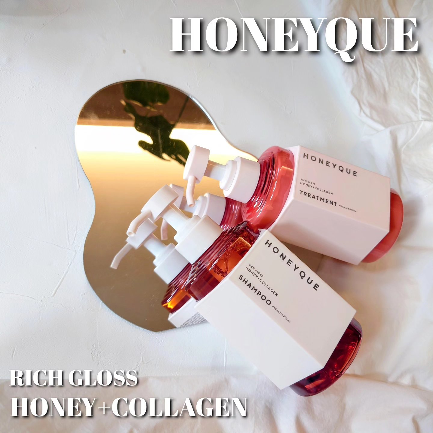 リッチグロス シャンプー シャイニー／ヘアトリートメント シャイニー/ハニーク/市販シャンプーを使ったクチコミ（1枚目）