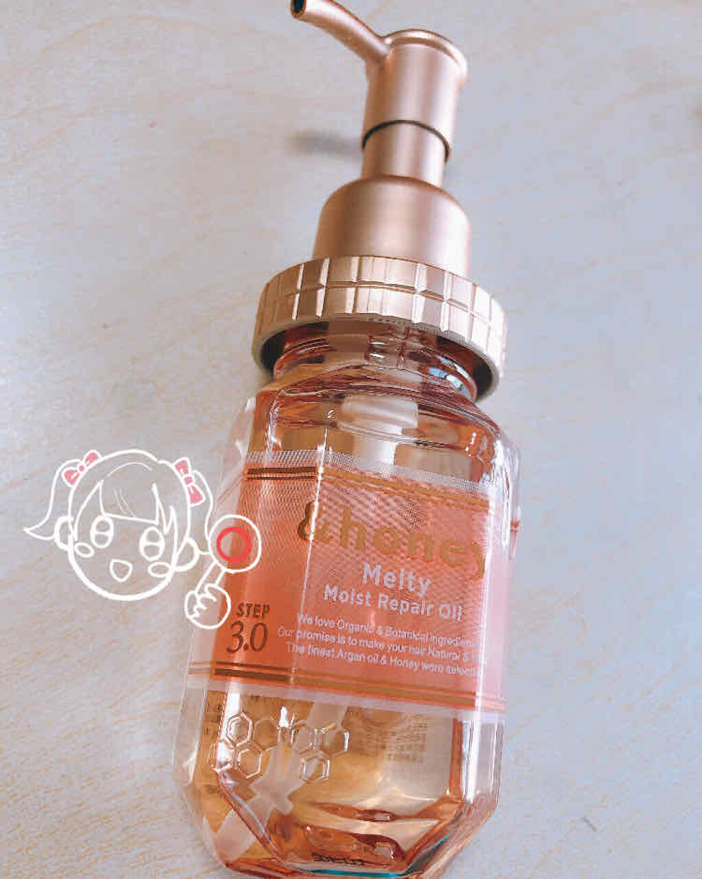 &honey メルティ モイストリペア ヘアオイル 3.0/&honey/ヘアオイルを使ったクチコミ（1枚目）