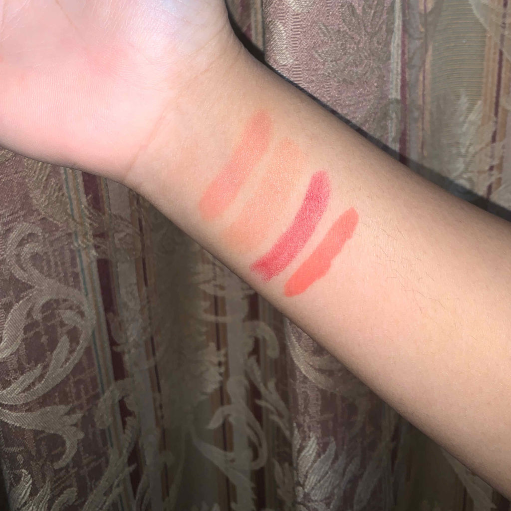 ラスティンググロスリップ/CEZANNE/口紅を使ったクチコミ（2枚目）