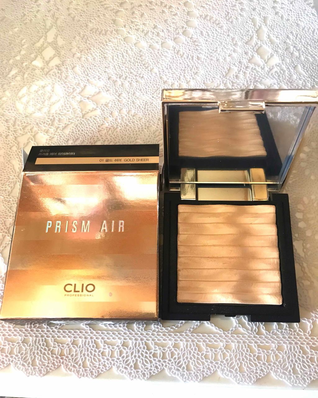 プリズム エアー ハイライター/CLIO/パウダーハイライトを使ったクチコミ(1枚目)