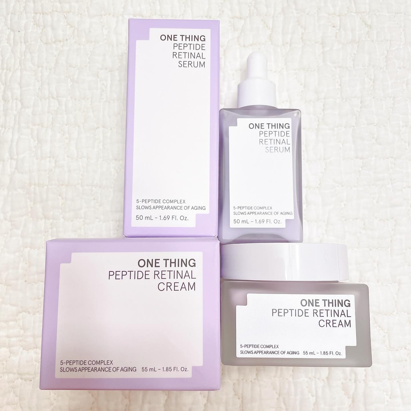 ペプチドレチナールセラム/ONE THING/美容液を使ったクチコミ（1枚目）