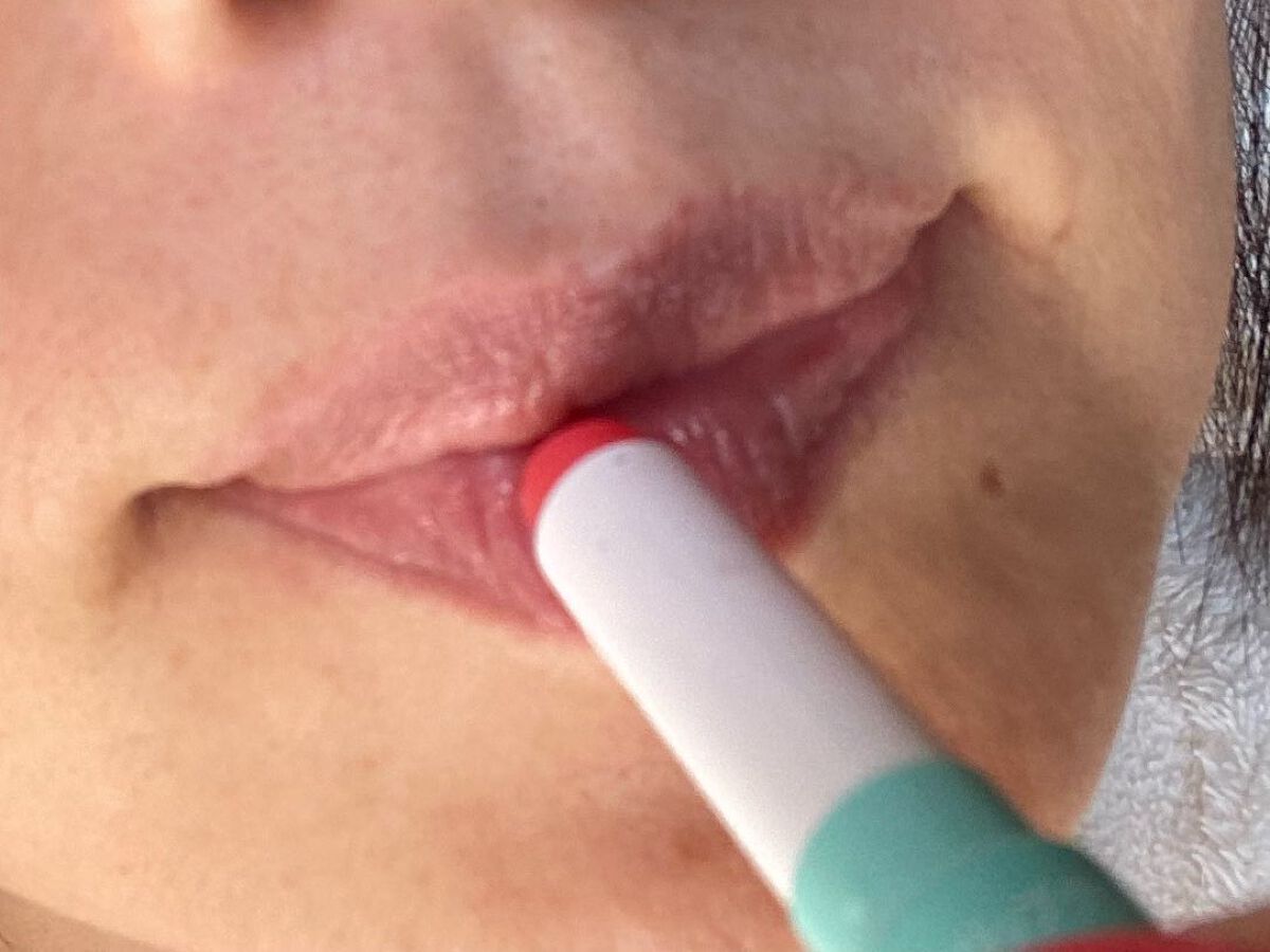 リップグロス・ミニ（無色）/ピアベルピア/リップグロスを使ったクチコミ（3枚目）