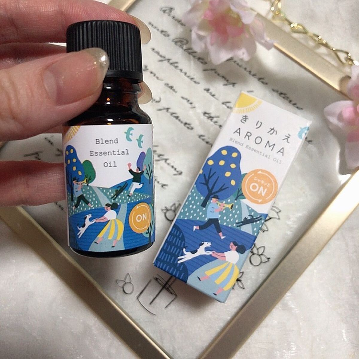 きりかえアロマ ブレンドエッセンシャルオイル シャキッとオン/生活の木/アロマオイルを使ったクチコミ(4枚目)