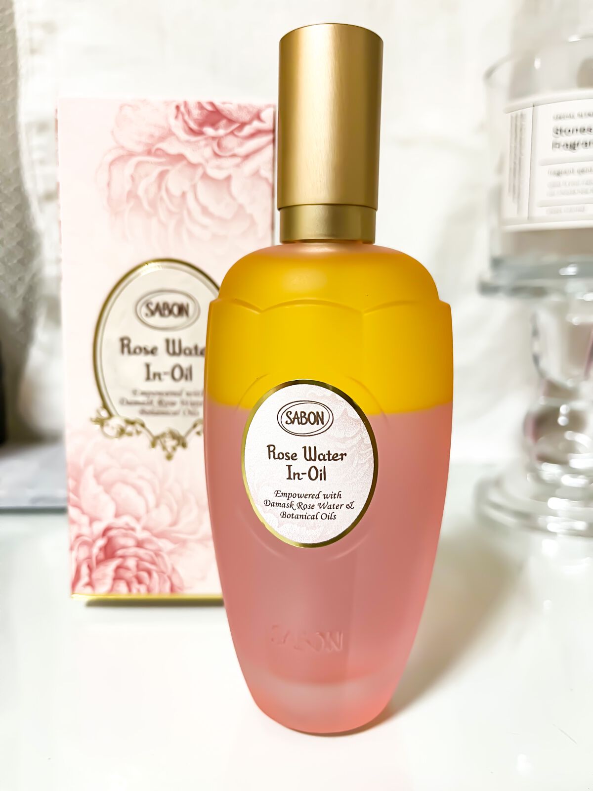 ローズウォーターインオイル/SABON/ミスト状化粧水を使ったクチコミ(4枚目)